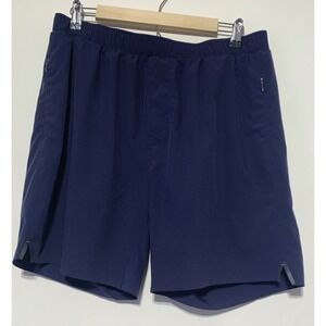 Rhone Mens Size L Drawstring Blue Lined Shorts